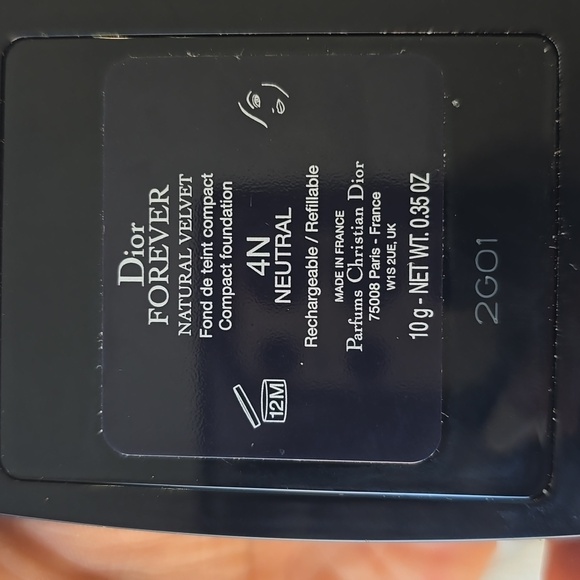 Dior 4NForever Natural Velvet Compact Foundation BNIB - Picture 5 of 8